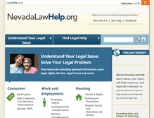 Tablet Screenshot of nevadalawhelp.org